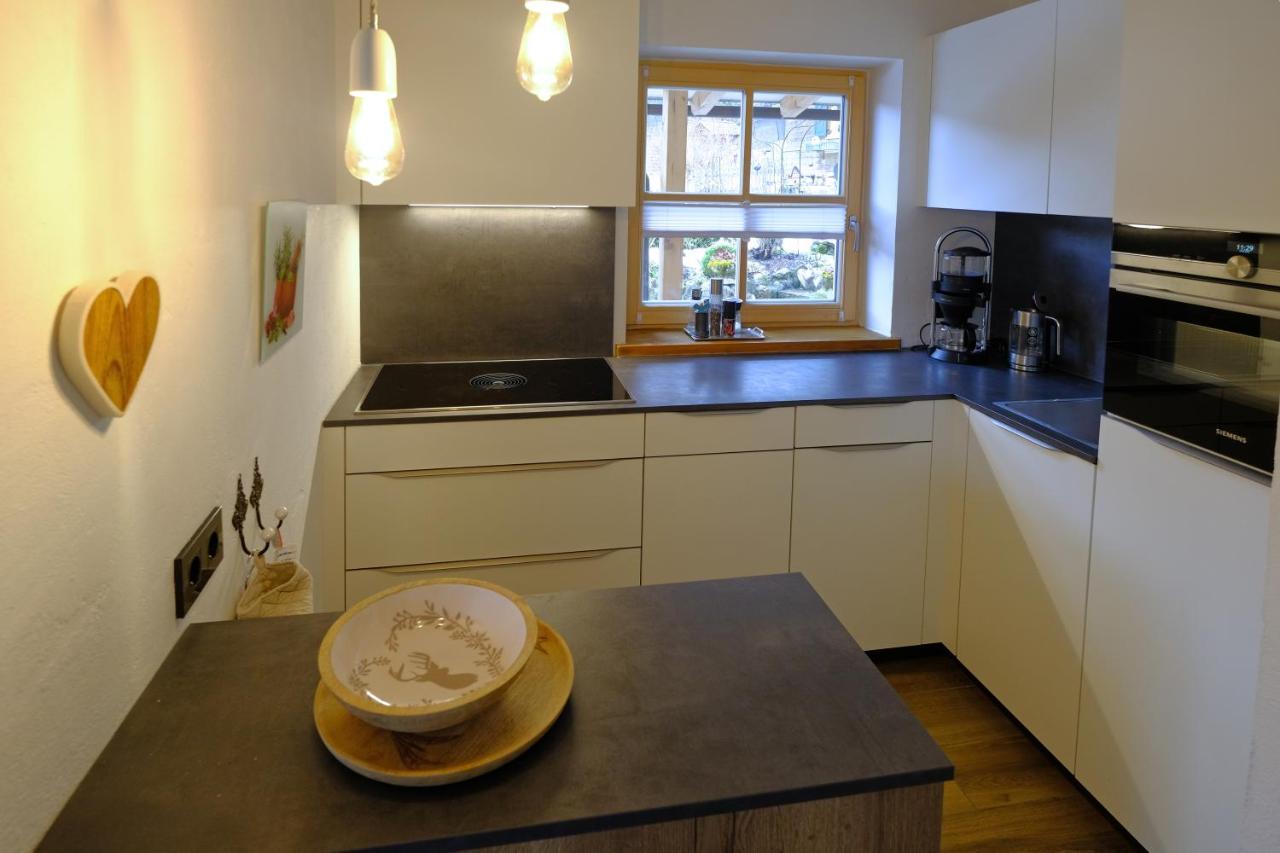 Ferienwohnung Mitteldorf Oberammergau Esterno foto