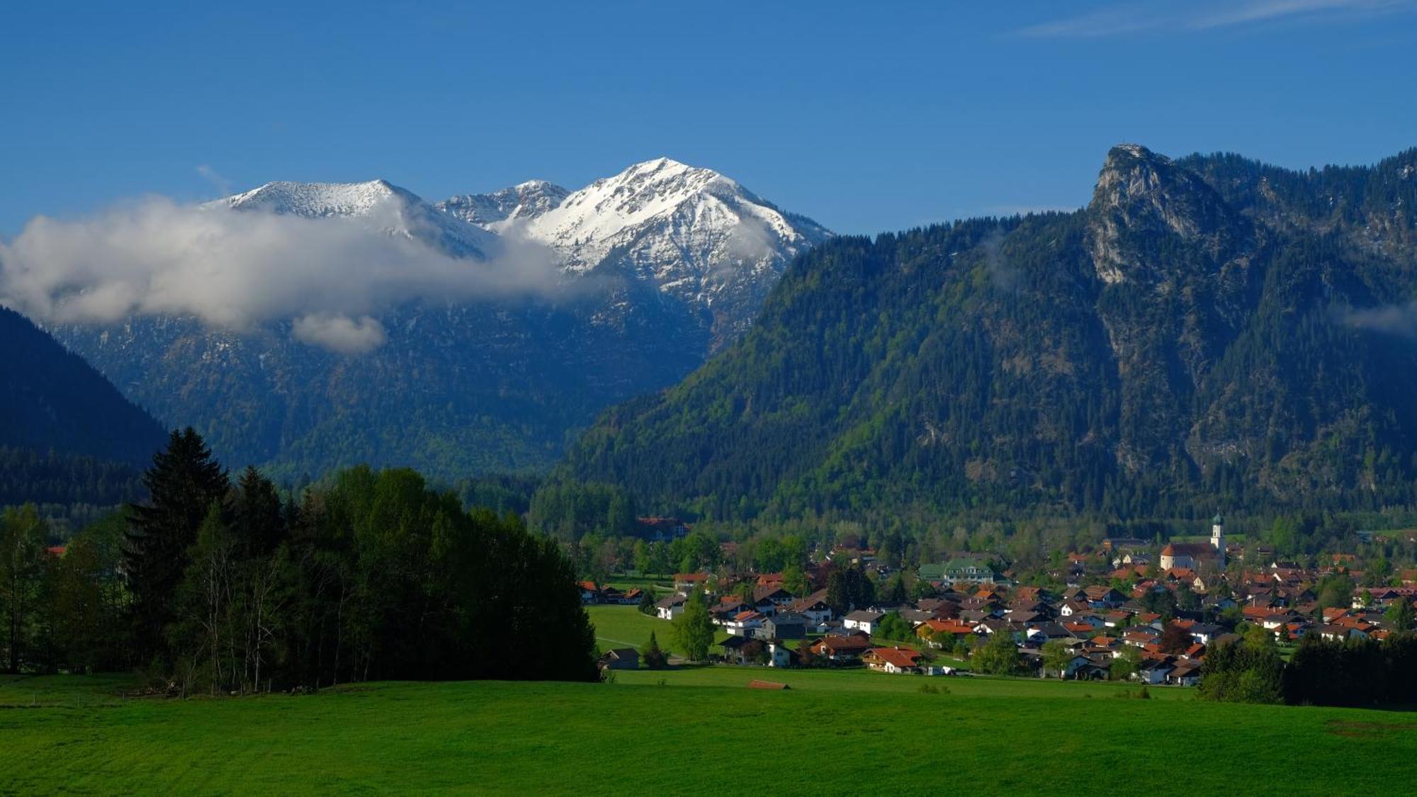 Ferienwohnung Mitteldorf Oberammergau Esterno foto