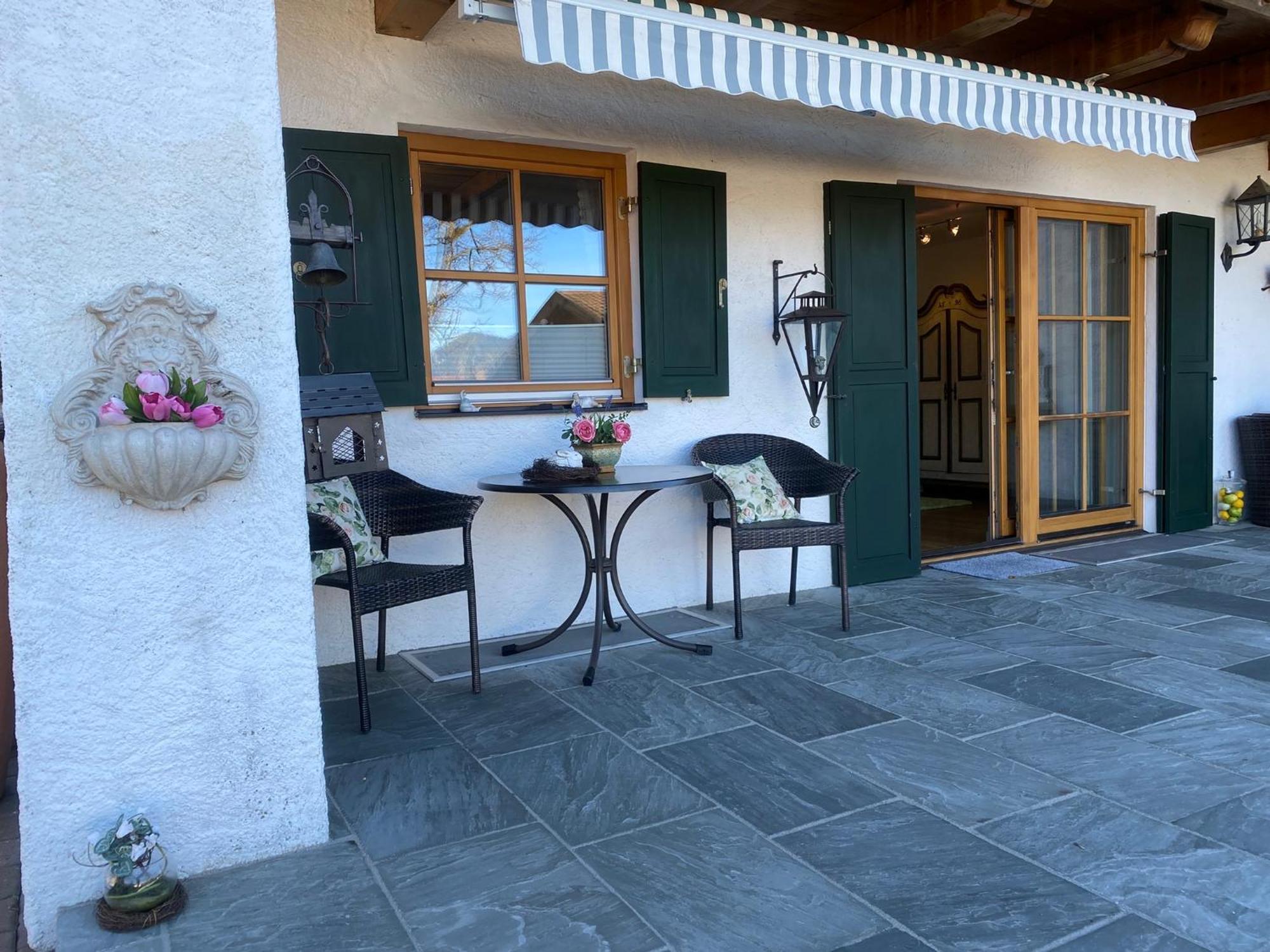 Ferienwohnung Mitteldorf Oberammergau Esterno foto
